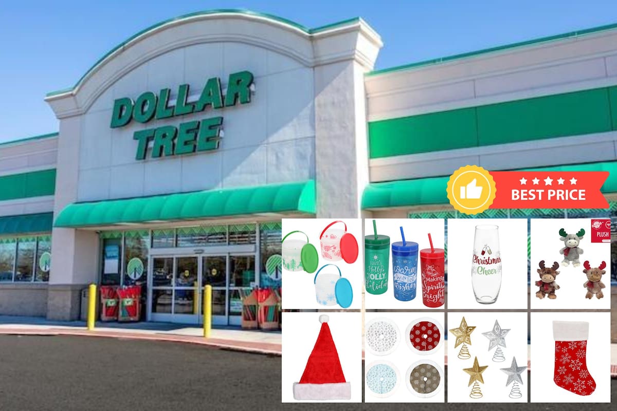 Con la llegada de diciembre, las decoraciones, los regalos y los detalles festivos toman protagonismo en los hogares (Dollar Tree)