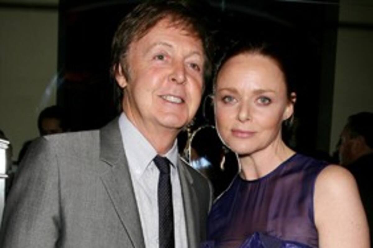 Con la nena...Paul McCartney y su hija, Stella, en una gala especial realizada en Nueva York.