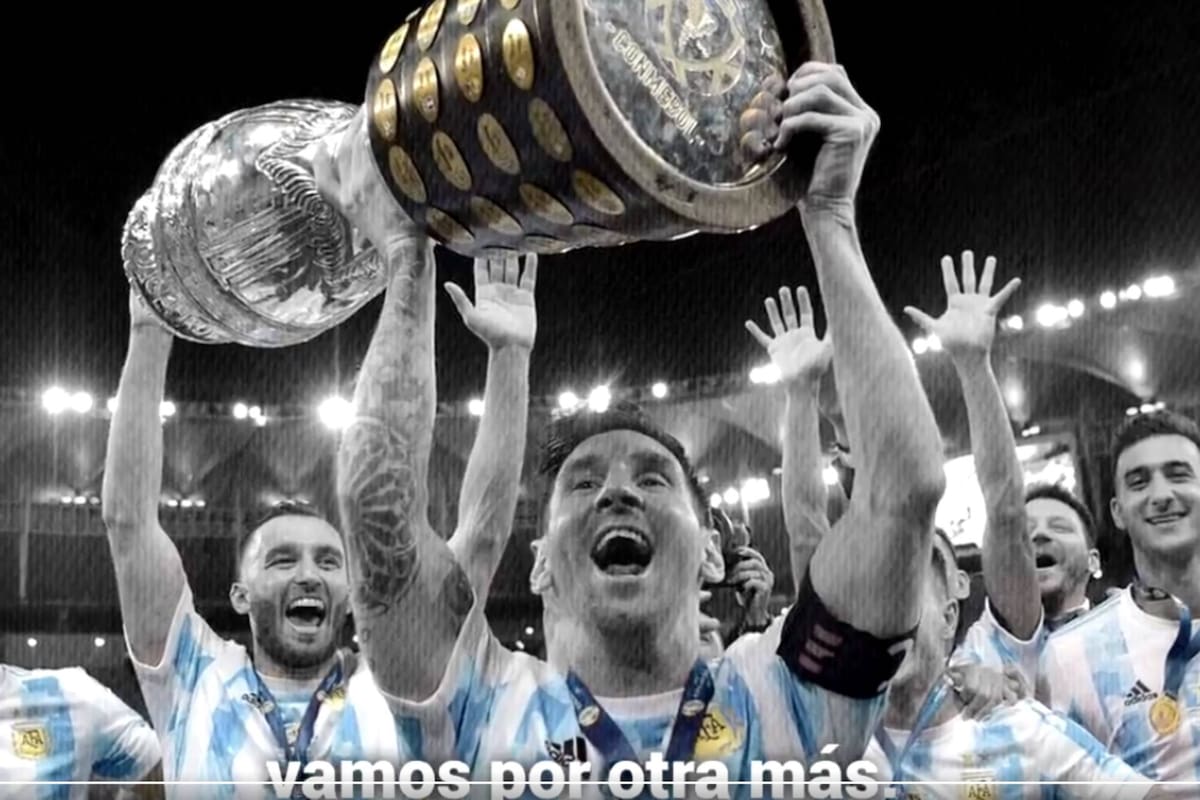 Con la próxima Copa América entre las cejas: "Esta noche levantemos la copa bien alto"