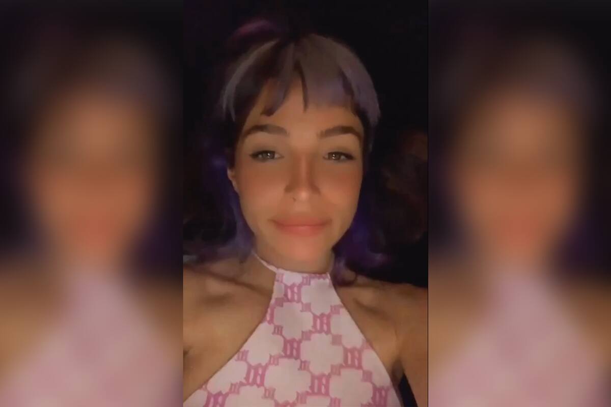 Con la voz algo tomada, la actriz dio a conocer que atraviesa la enfermedad a través de sus stories