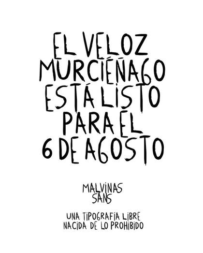 Con "Malvinas Sans" se pueden hacer mensajes de protesta y reclamo por la soberanía, dice Pelillo