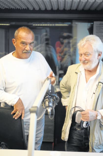 Con Rolando Hanglin en tiempos del brillante "El gato y el zorro"