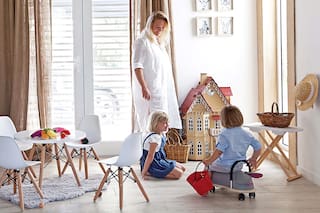 Playroom. Deco en tonos neutros para que jueguen chicos (y los grandes también)