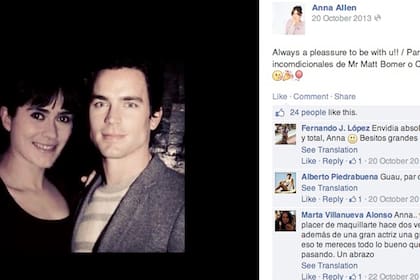 Con Matt Bomer en White Collar... eso decía Anna
