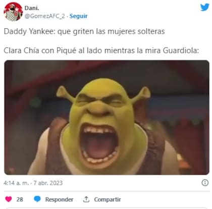 Con memes. Así reaccionaron los usuarios a la versión de un romance entre Clara Chía y Pep Guardiola