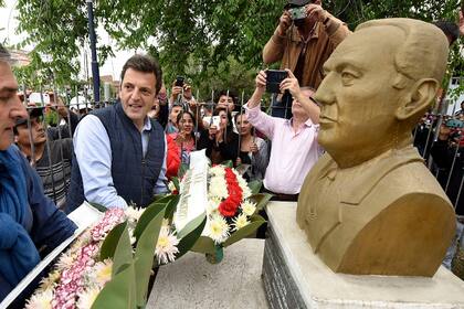 Con Morales, Massa evocó años atrás en Jujuy el abrazo Perón-Balbín