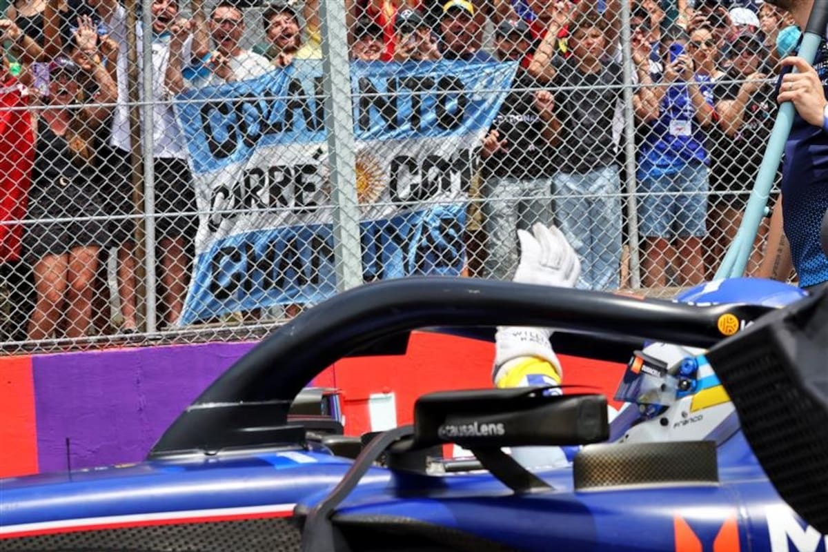 Con mucho público argentino en las gradas, Franco Colapinto asume su sexto desafío como piloto de Fórmula 1, en Williams