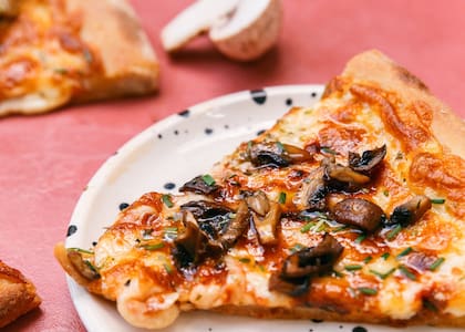 Con muzzarella de almendras