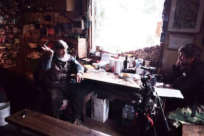 Con Nico Muñóz, director de The Painter of the Woods
