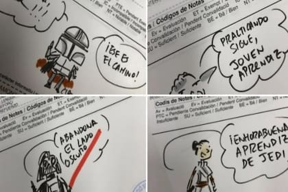 "Con pequeños detalles como este intento marcar la diferencia", dijo el profesor que dibujó escenas de Darth Vader, la princesa Leia y el Maestro Yoda en los exámenes de sus estudiantes