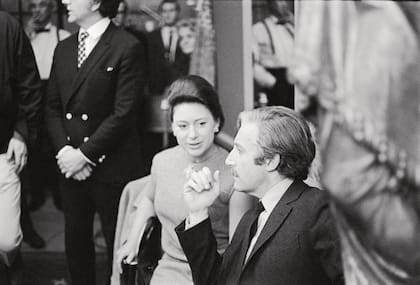 Con Peter
Sellers, quien
también habría caído
rendido a sus pies,
en 1969.