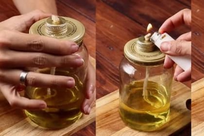 Con pocos elementos se puede realizar una lámpara que no se apagará por mucho tiempo