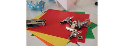 Con pocos materiales podés hacer objetos útiles.