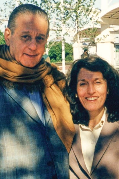 Con René Favaloro (1988) en el Congreso de la  American Heart Associaton  donde el cardiocirujano dio una conferencia