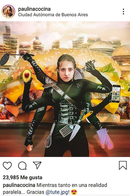 Con simpatía y desparpajo, Paulina armó con su afición por la cocina una revolución de casi 2 millones de seguidores