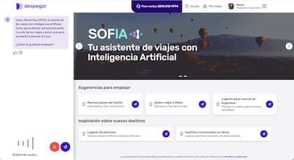 Con SOFIA, los usuarios pueden planificar cada aspecto de sus vacaciones de manera automática y personalizada
