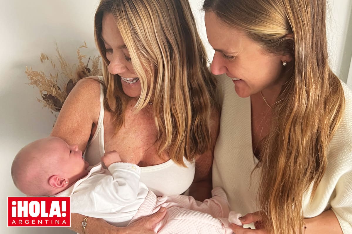 Con su hija Paulina, que es mamá, además, de tres varones: Gonzalo, Ker y Borja.