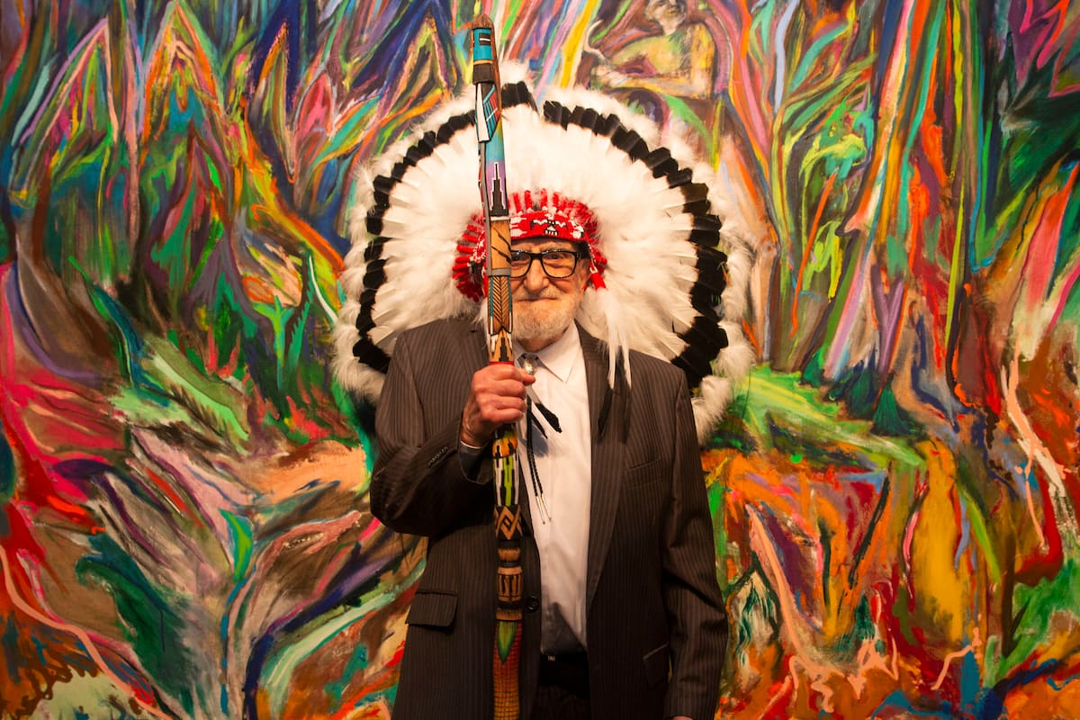 CUL - Celebración de los 90 años de Luis Felipe Noé en el Museo Nacional de Bellas Artes. Buenos Aires, 26/05/23.