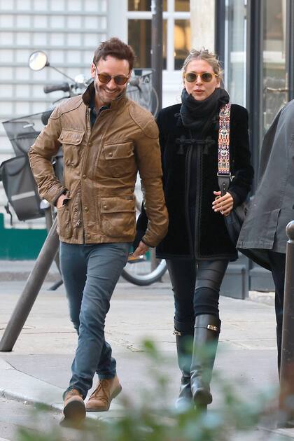 Con su novia, Eli Sulichin, celebró San Valentín en París. ¡HOLA! los descubrió.