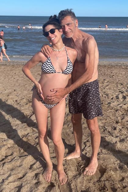 Con su padre, Gustavo Garzón. “Heredé esa honestidad brutal tan característica de él”, confía.
