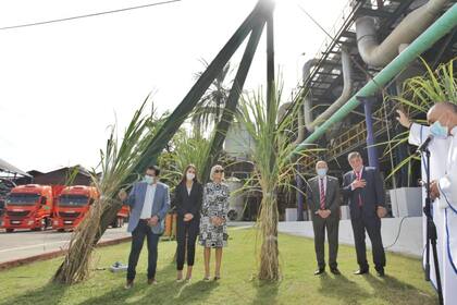 Con un acto se dio inicio a la zafra azucarera en Tucumán. Gentileza Compañía Azucarera Los Balcanes