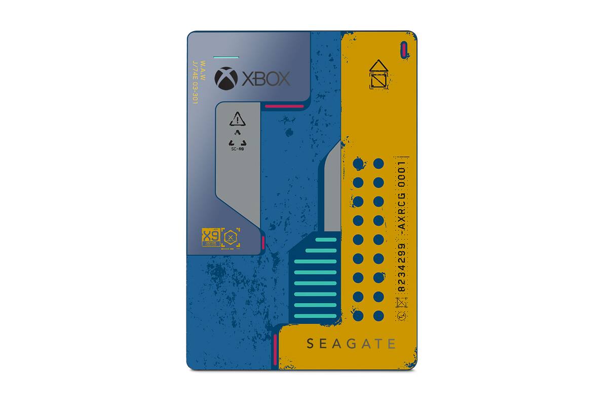 Con un diseño inspirado en el videojuego Cyberpunk 2077, la unidad de almacenamiento de Seagate fue desarrollada de forma conjunta con Microsoft y el estudio CD PROJEKT RED