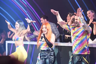 Lowrdez, de Bandana, dio cátedra de cómo bailar y cantar en vivo