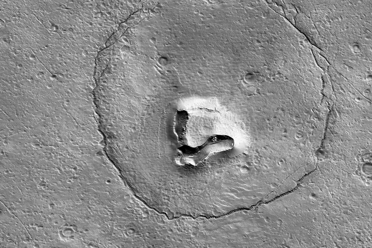 Con un poco de imaginación, los aficionados a la ciencia espacial se maravillaron al identificar la figura