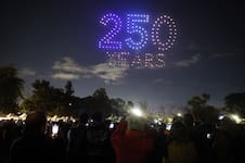 El festejo al aire libre de los 250 años de la independencia de Estados Unidos