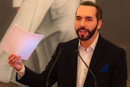 El presidente salvadoreño, Nayib Bukele