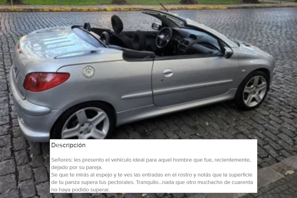 Con una particular pieza de escritura, un hombre puso a la venta su auto (Captura)