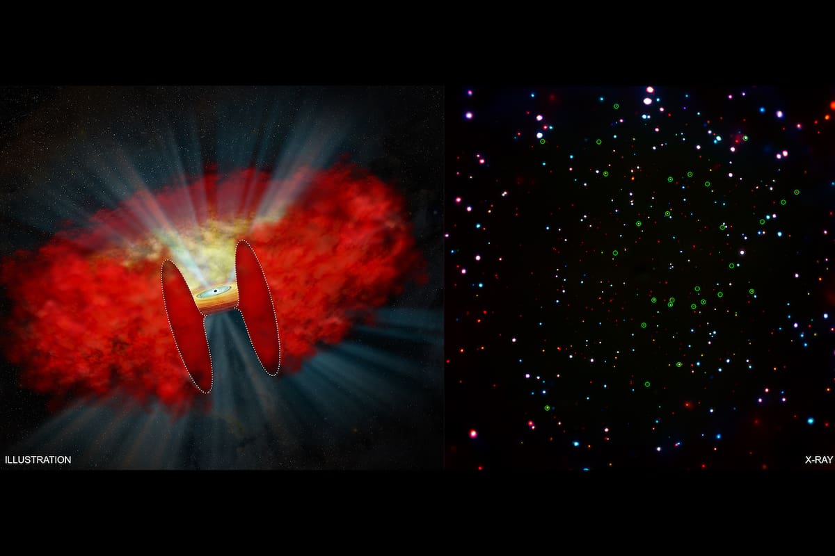 Con una técnica de rayos X, un grupo de científicos descubrió 28 agujeros negros monstruosos