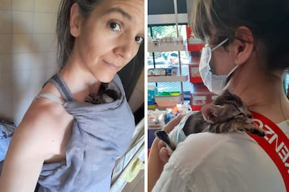 Con Valeria y Marcia, sus dos mamás.