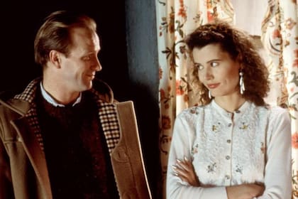 Con William Hurt en Un tropiezo llamado amor (1988), de Lawrence Kasdan.