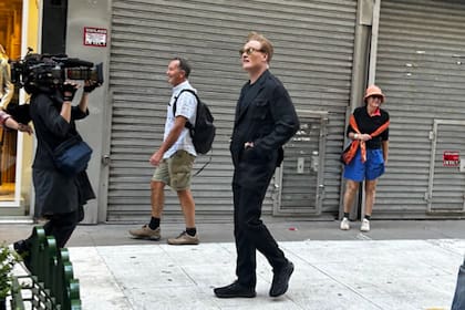 Conan O’Brien paseando por la calle Florida
