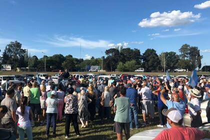 Concentración de productores en Armstroing, provincia de Sana Fe