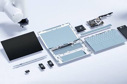 Concept Luna es un prototipo de Dell para construir una notebook modular que no usa tornillos, y por lo tanto es más fácil de reparar o actualizar