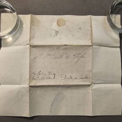 Conde de Fife, el destintario de la carta escrita por San Martín, que se escribía en el reverso del mismo papel en que se escribía la misiva