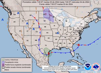Condiciones de viaje peligrosas en el noreste: las ráfagas de viento de hasta 80 km/h y acumulaciones de nieve superiores a 30 centímetros dificultarán la visibilidad y el tránsito en Nueva York y Pensilvania