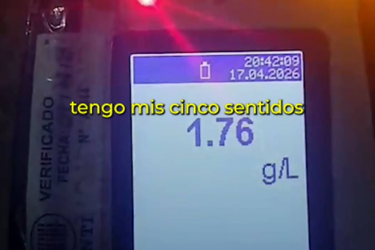 Conducía alcoholizado por una ruta en Neuquén: aunque reconoció que no era lo correcto dijo “estoy bien”.
