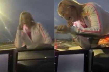 Conductora persiguió a tres jóvenes, se subió al capot y les golpeó el parabrisas