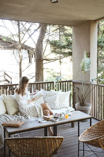 Conectarte con la energía “slow” es lo que propone este apart hotel ubicado en el bosque de Mar de Las Pampas.