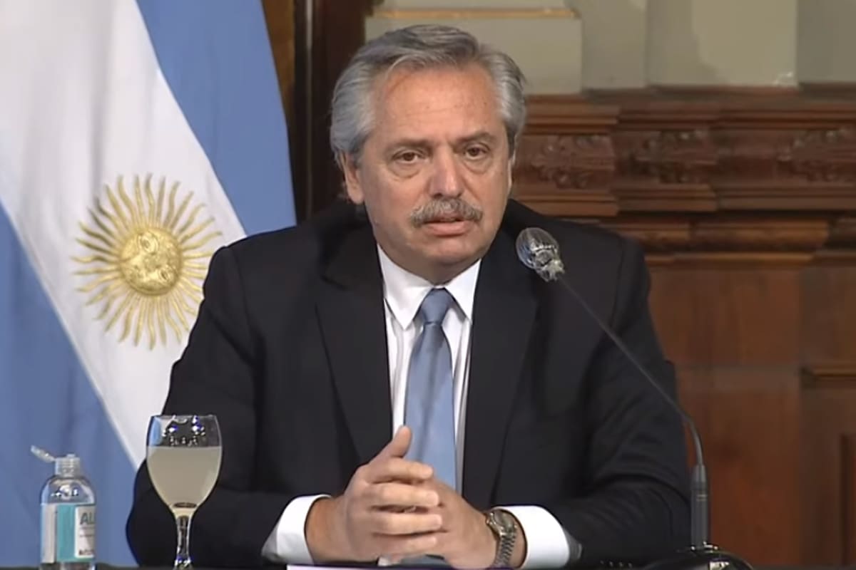 Conferencia de Alberto Fernández