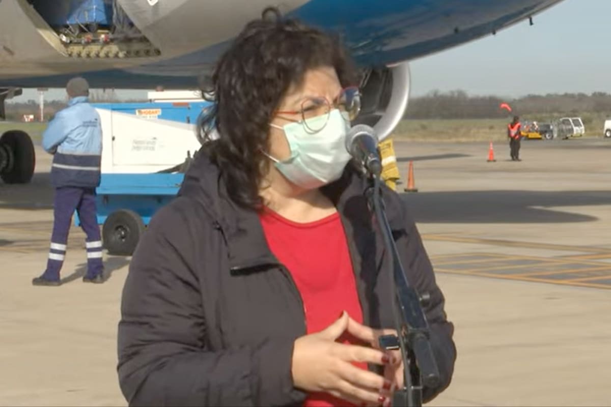 Conferencia de Carla Vizzotii en Ezeiza