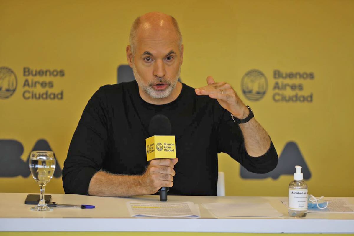 Conferencia de Horacio Rodríguez Larreta por a situación en la ciudad