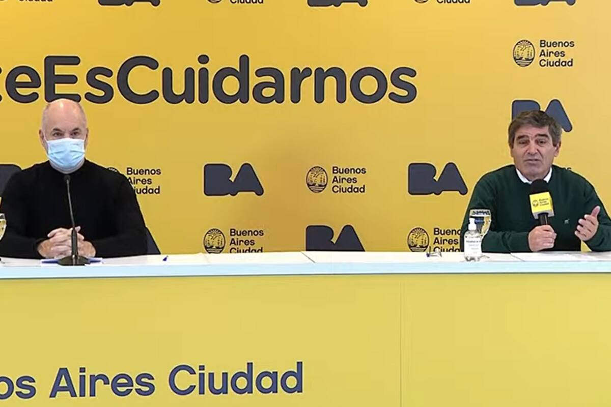 Conferencia de Horacio Rodríguez Larreta y Fernán Quirós