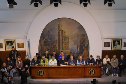 Conferencia de la CGT por el paro general