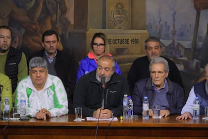 Conferencia de la CGT por el paro general