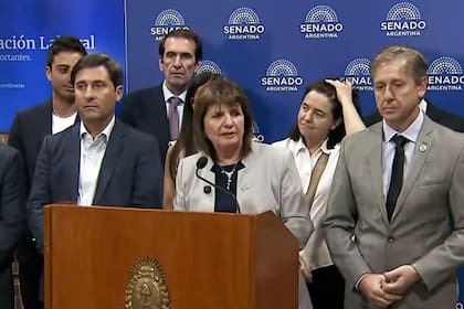 Conferencia de la LLA en el Senado, Patricia Bullrich