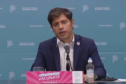 Conferencia de prensa de Axel Kicillof por la nuevas medidas para la provincia de Buenos Aires